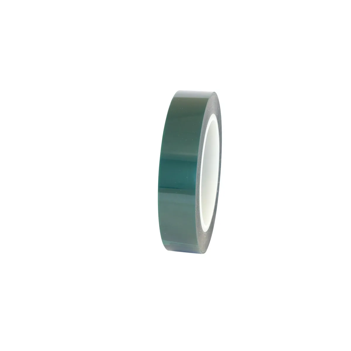 Case of 24 green polyester tape rolls, 2 inch by 72 yard, matte finish