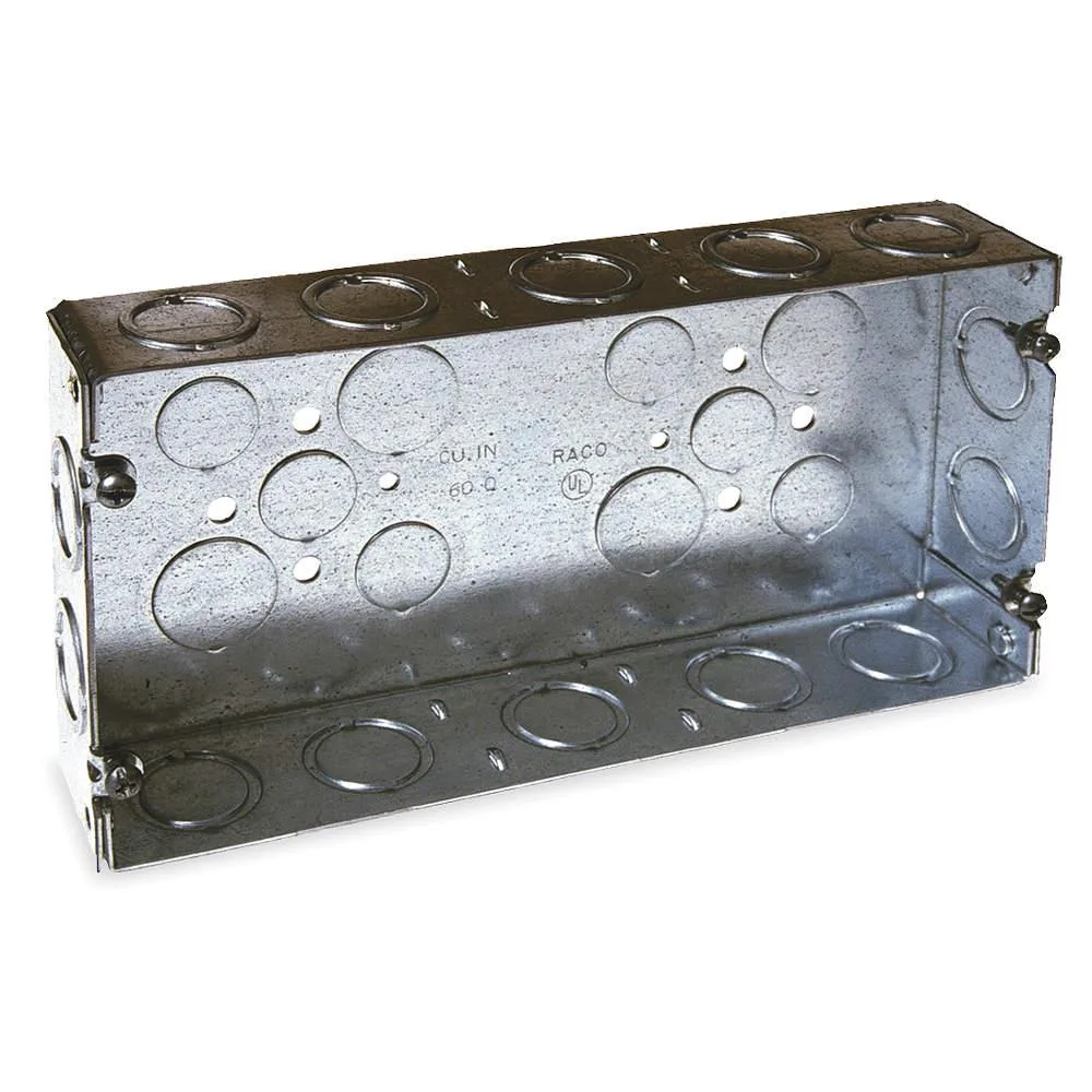 Hubbell Incorporated Hubbell Incorporated RACO 952 Electrical Box, 60 cu. in., 3 Gang — product photo