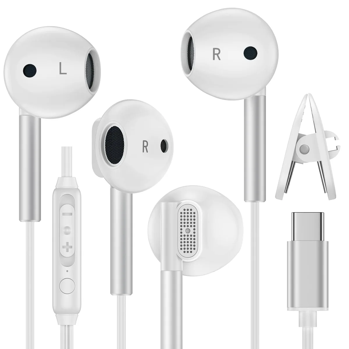  SuperTooth M55 USB-C Wired Earphones 2 Pack Black 50g — product photo