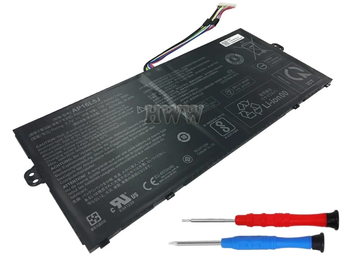 ALSEYE ALSEYE 2 in 1 accessory AP16L5J 7.7V 36Wh 4670mAh battery — product photo