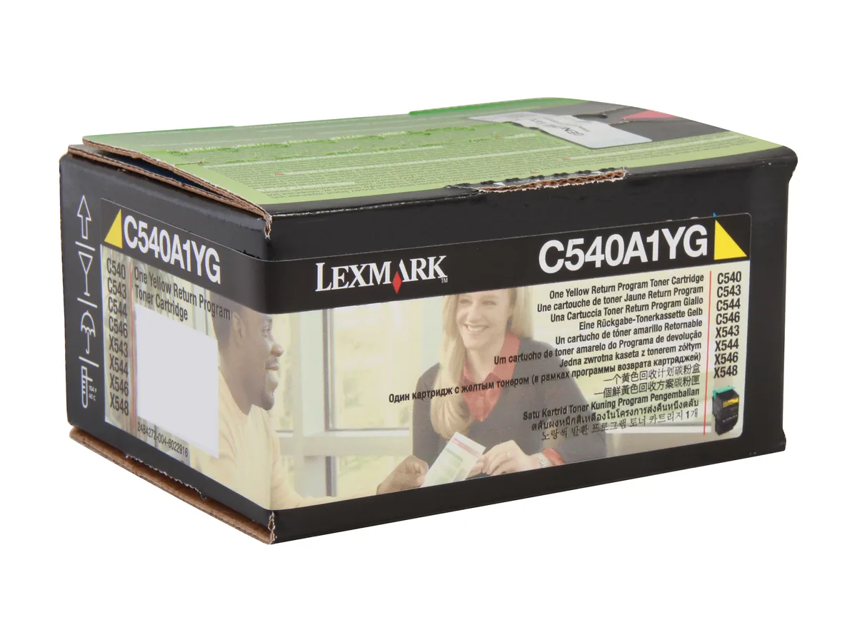 Lexmark Lexmark C540A1YG Yellow Toner Cartridge 1000 Pages — product photo