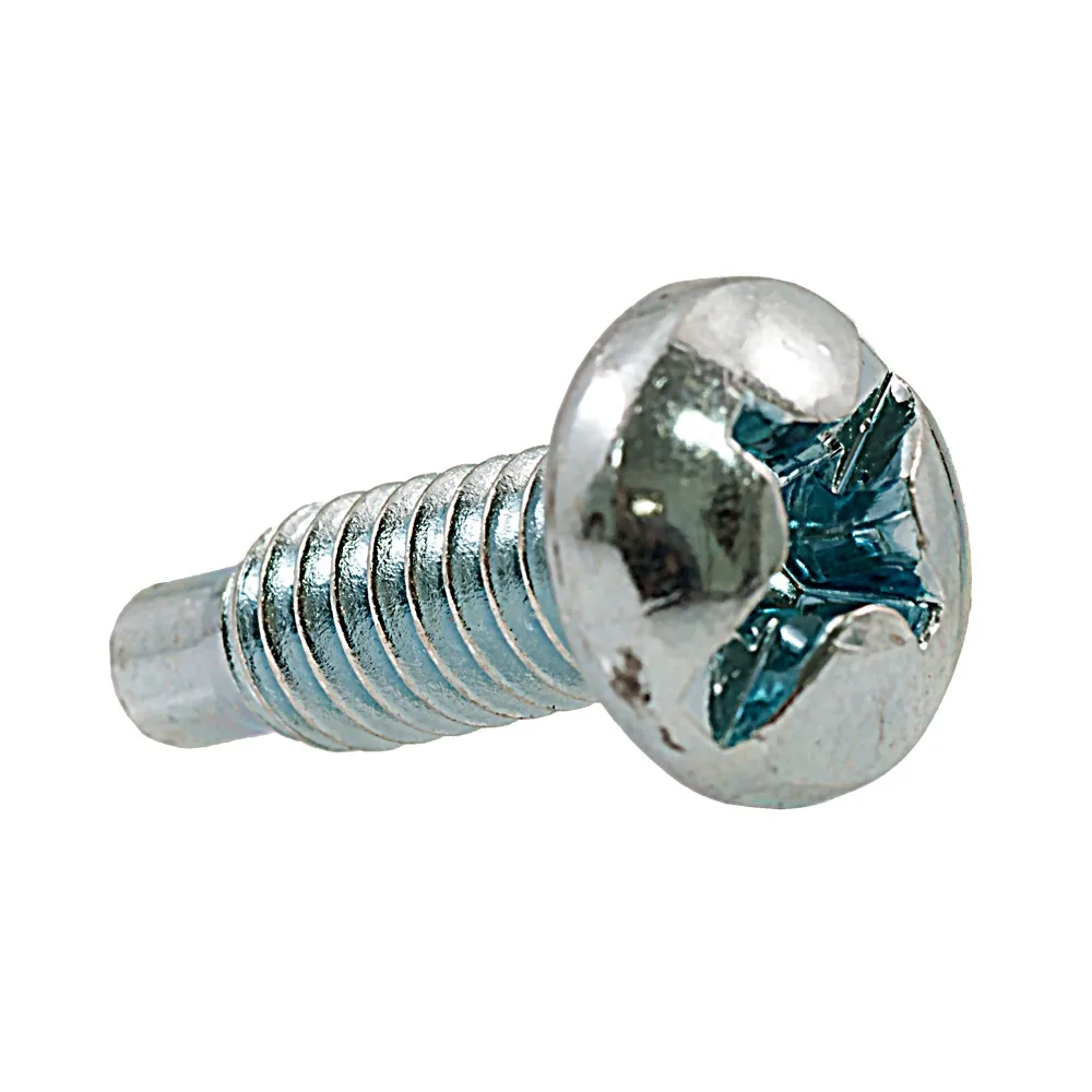 Pan head Phillips steel screws, 25-pack