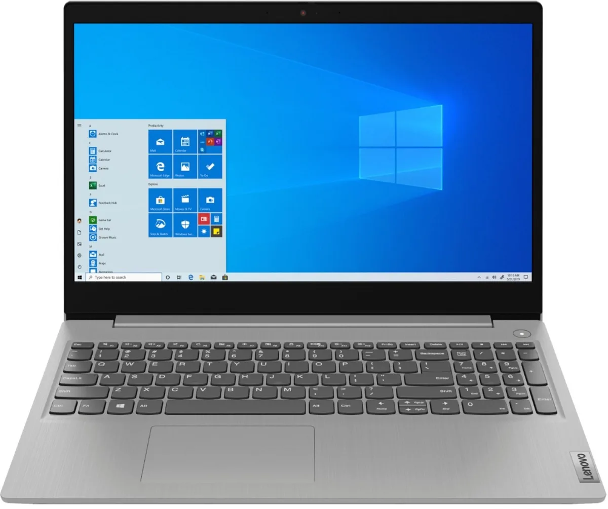 Lenovo Lenovo IdeaPad 3 laptop 15.6" HD touchscreen i5-1035G1 12GB 256GB+1TB Gray — product photo