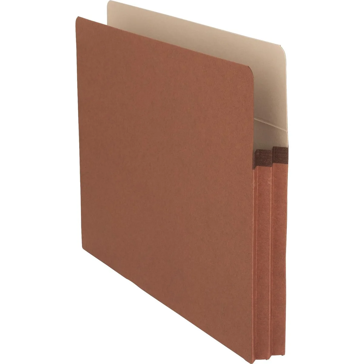 Business Source Business Source 65790 File Pocket 1-3/4" Expansion Letter 25/Box Redrope — product photo