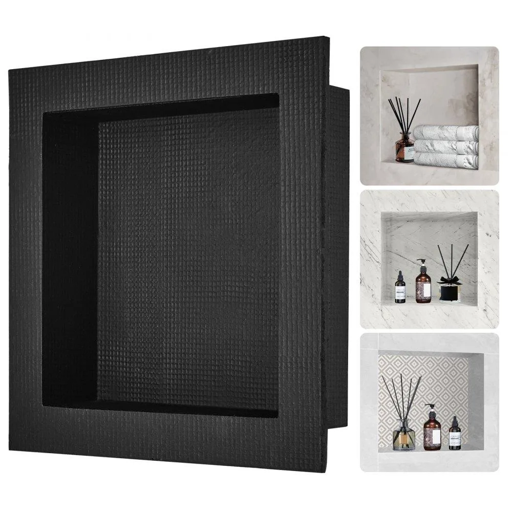 VEVOR VEVOR Shower Niche XPSNICHE1616 16" x 16" Black — product photo