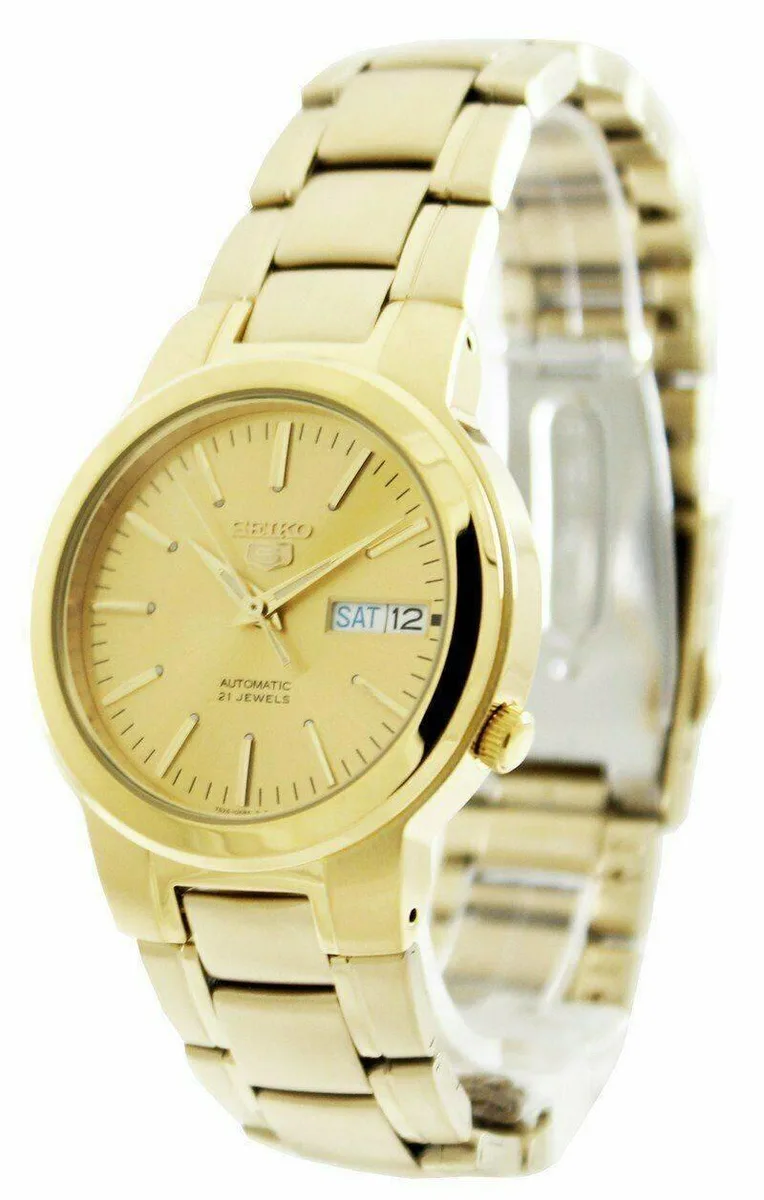 Seiko Seiko 5 Automatic 21 Jewels Gold Tone SNKA10K1 Watch — product photo