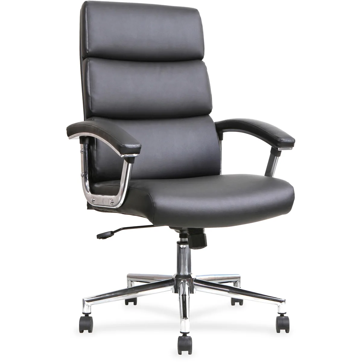 Lorell Lorell 20018 High-Back Office Chair Leather Black — product photo