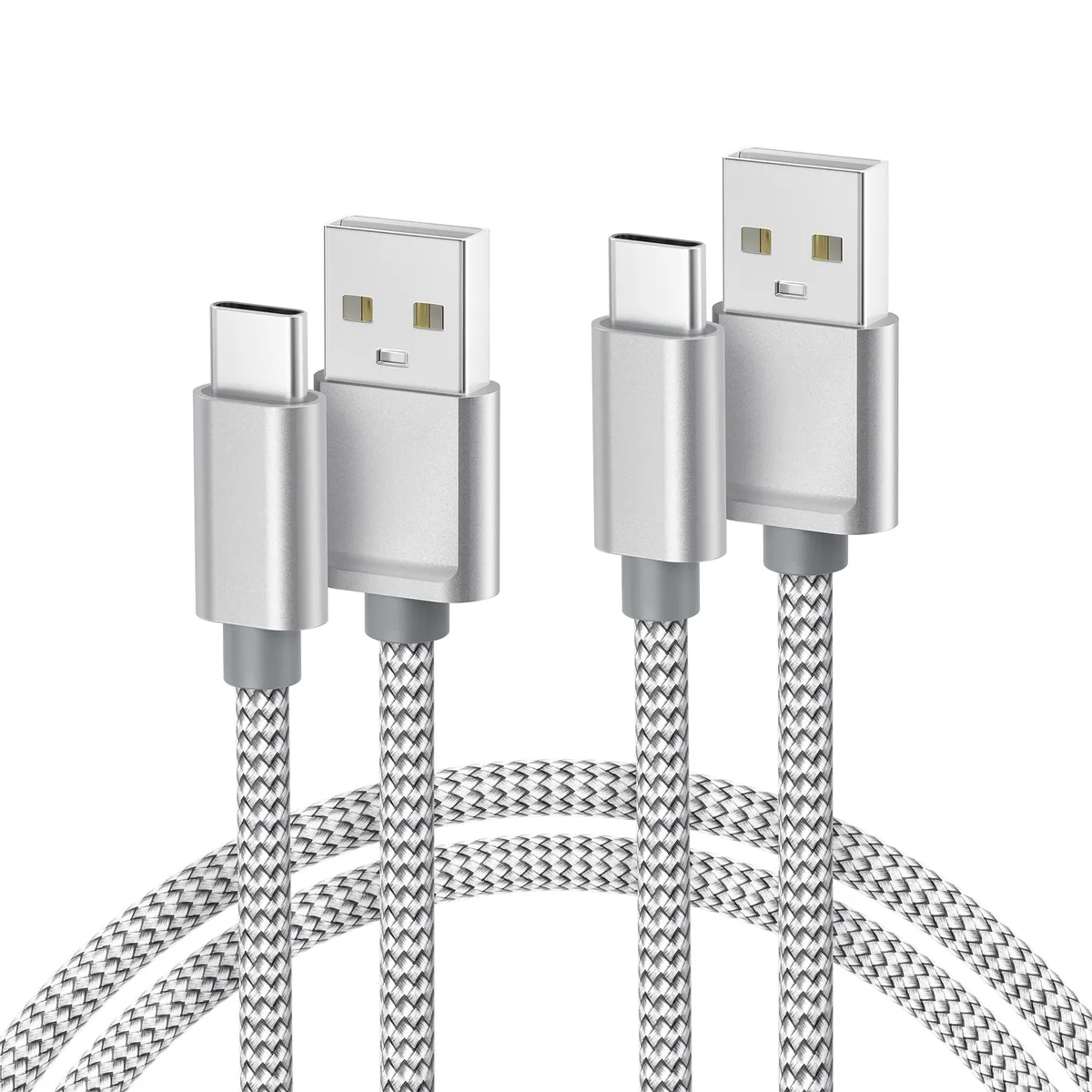 ViewSonic ViewSonic USB-C to USB-C Cable 2-Pack 6.6FT 40W Orange — product photo