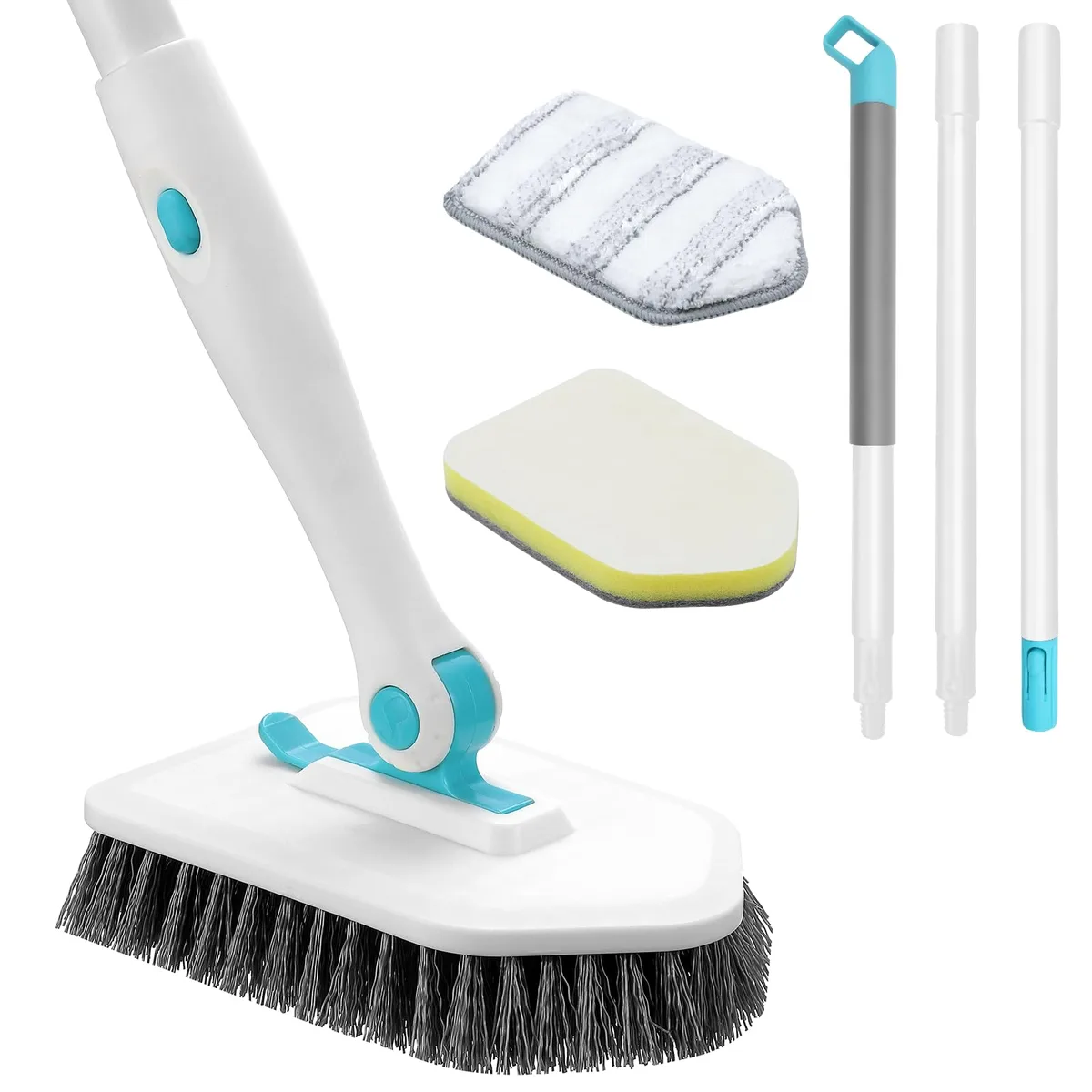  Shower Scrubber Long Handle 3-in-1 Tile Tub — product photo