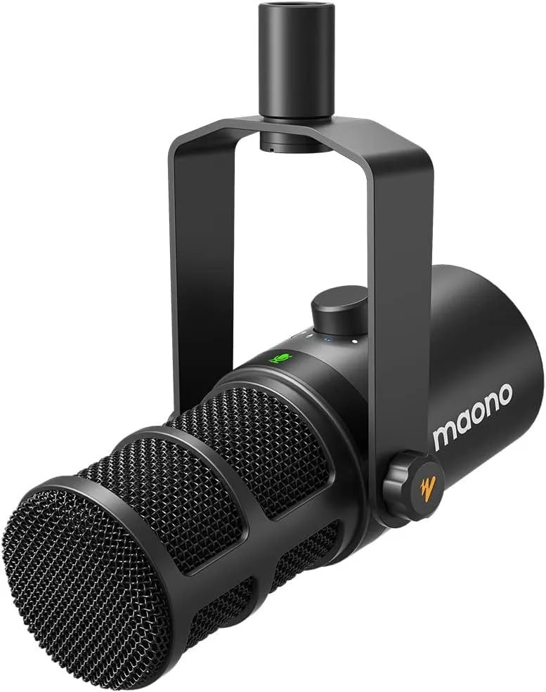 WUQ WUQ PD400X Dynamic Microphone USB/XLR with EQ Tap-to-Mute — product photo