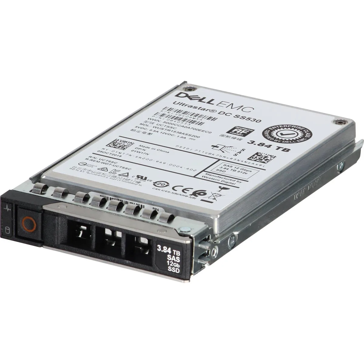 DELL DELL 3.84TB 12Gbps SAS RI TLC 2.5 SSD SS530 CPO — product photo