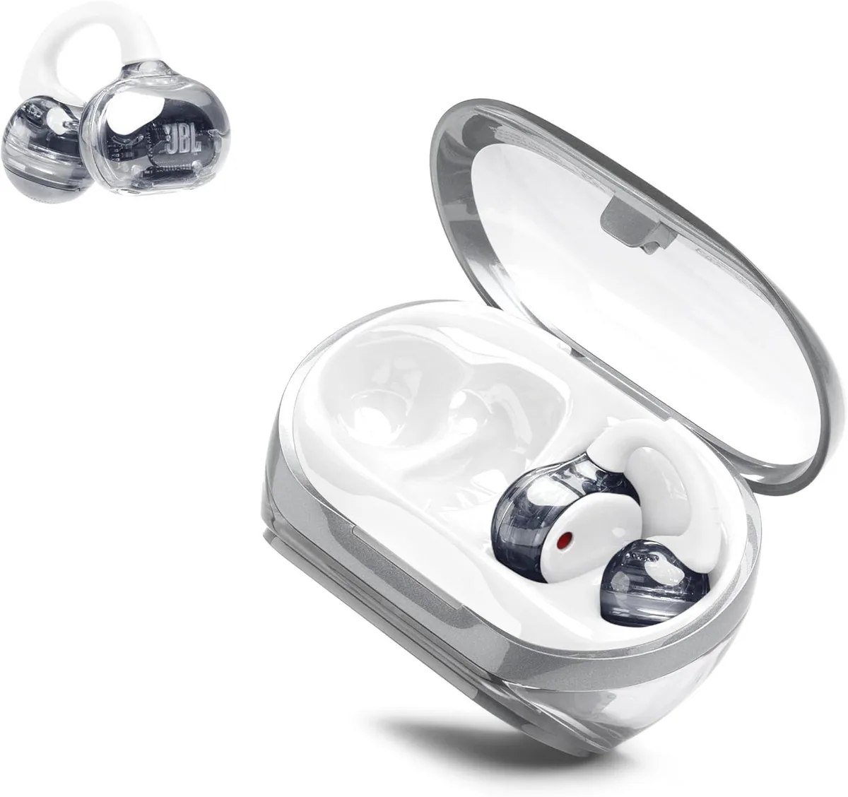 JBL JBL Soundgear Clips White open-ear earbuds — product photo