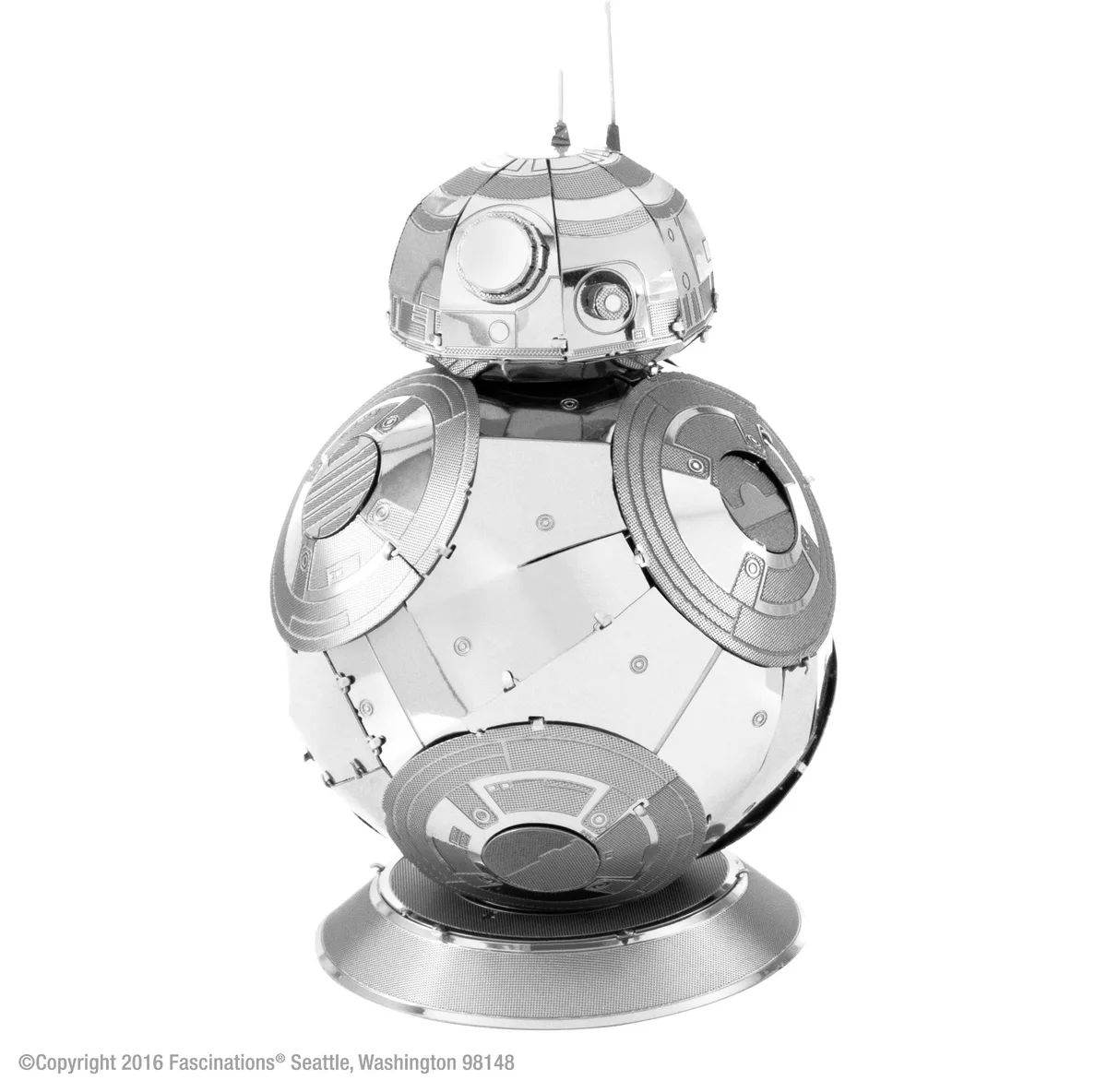 Fascinations Inc. Fascinations Inc. Metal Earth Star Wars BB-8 2 Sheet Steel Model Kit Age 14 — product photo