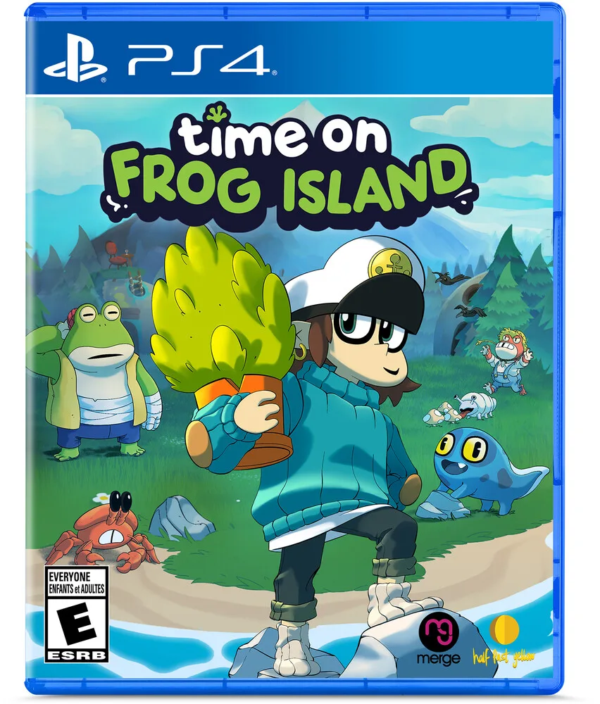 PS4 game case with Time on Frog Island artwork