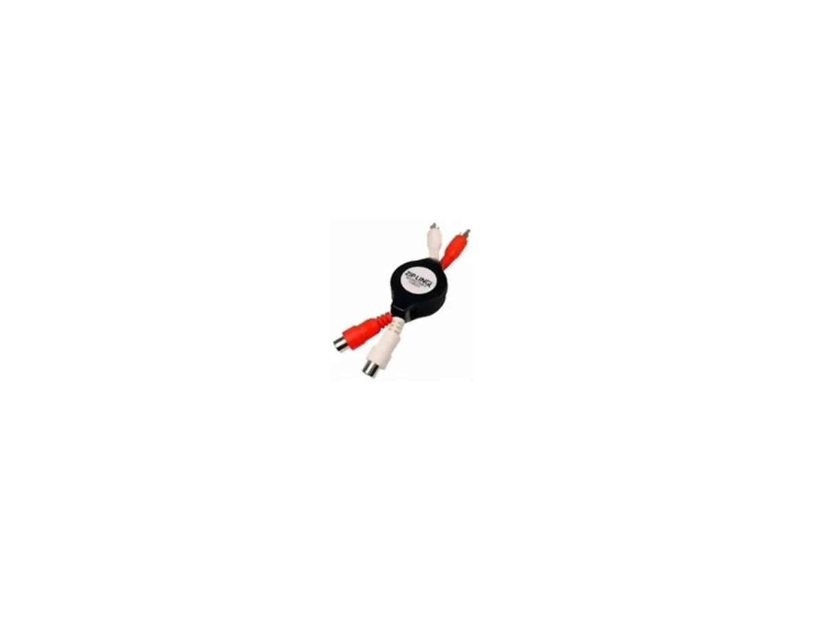 Cables Unlimited Cables Unlimited Stereo RCA M/F Retractable Extension Cable 5-pack 48 inch — product photo