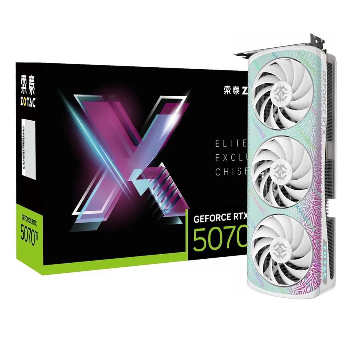 ZOTAC ZOTAC XGAMING OC GeForce RTX 5070 Ti 16GB graphics card — product photo
