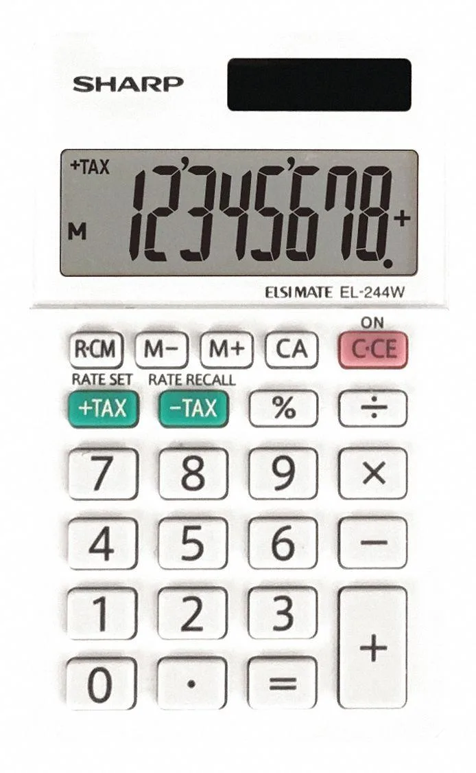 Sharp Sharp EL-244WB Pocket Calculator — product photo