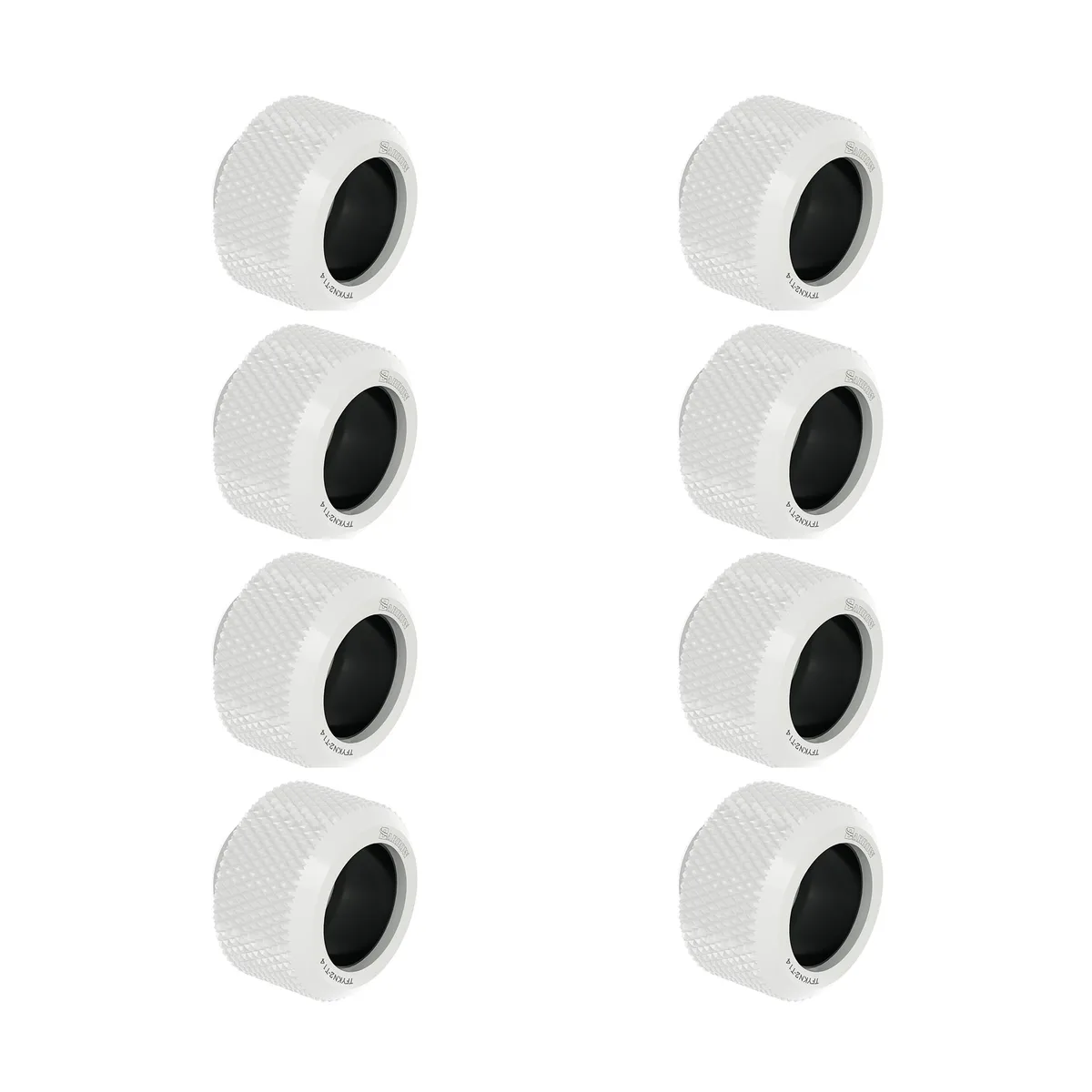 FormulaMod FormulaMod Fittings 14mm OD G1/4 White 8 Pack — product photo