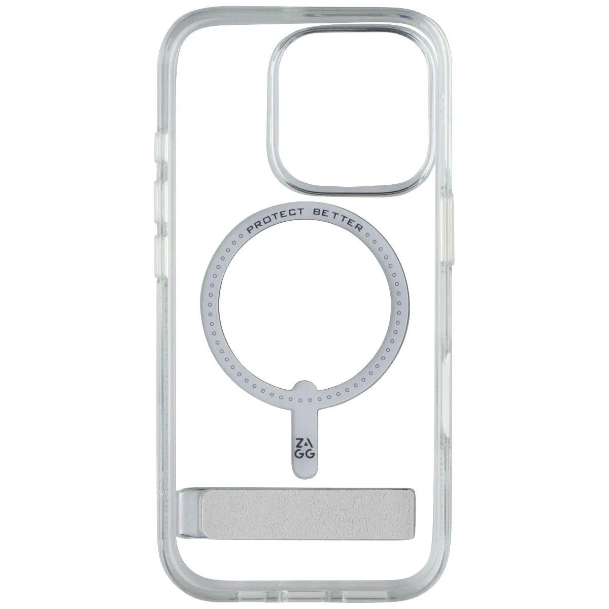 ZAGG ZAGG Crystal Palace Snap Kickstand Case MagSafe iPhone 16 Pro Clear — product photo