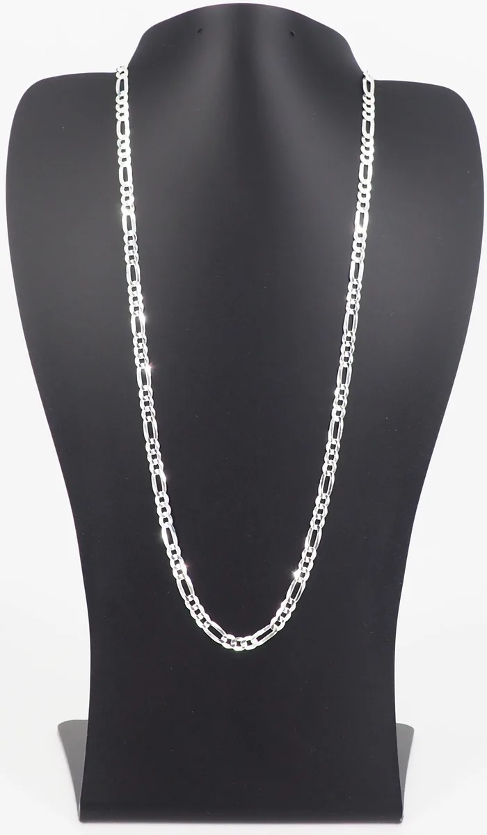 MST MST Figaro Chain Necklace 20in 7.8mm 25g 925 Silver FIG180-20 — product photo