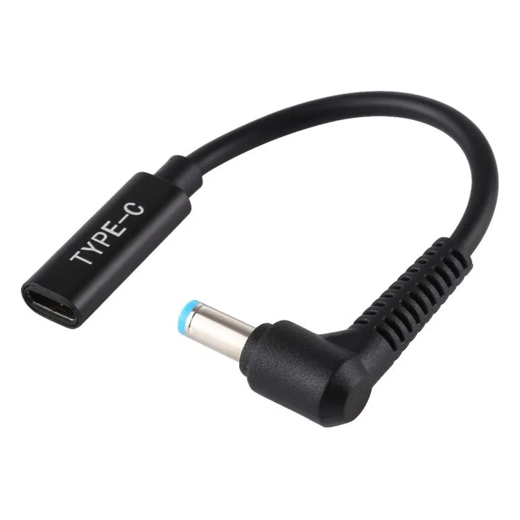 eForChina eForChina DP 5.5 x 1.7mm to USB-C Female Power Adapter Cable Black — product photo