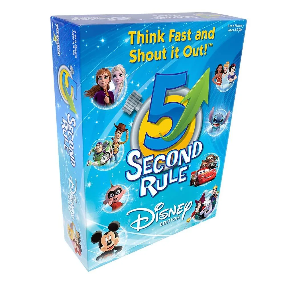PlayMonster LLC PlayMonster LLC 5 Second Rule Disney Edition 300 questions play area — product photo