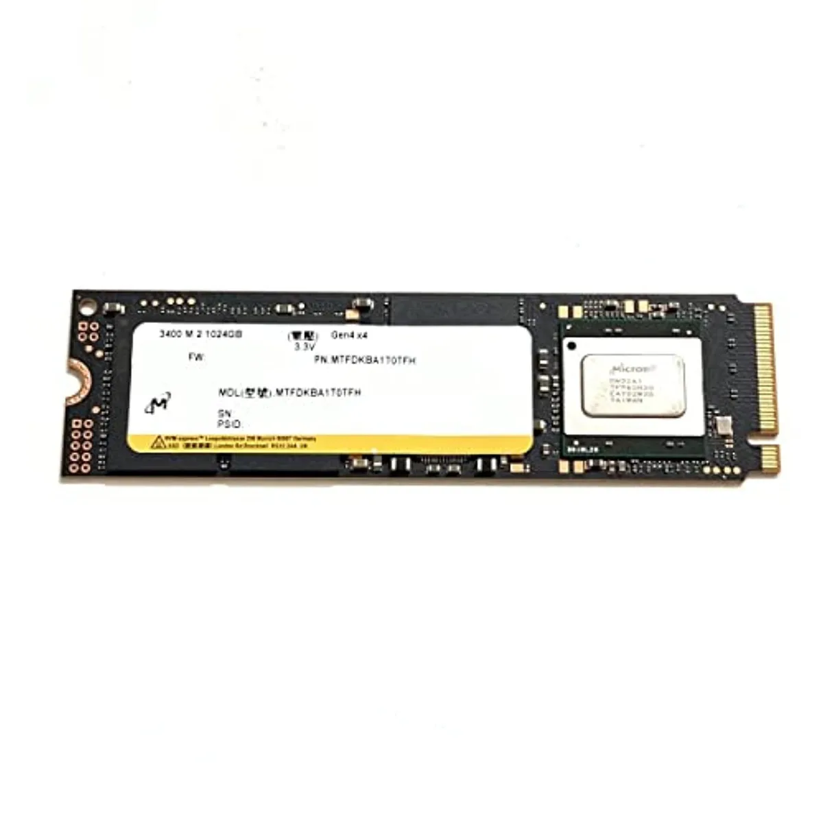 Micron Micron 1 TB 3400 M.2 2280 NVMe PCIe 4.0 internal SSD — product photo