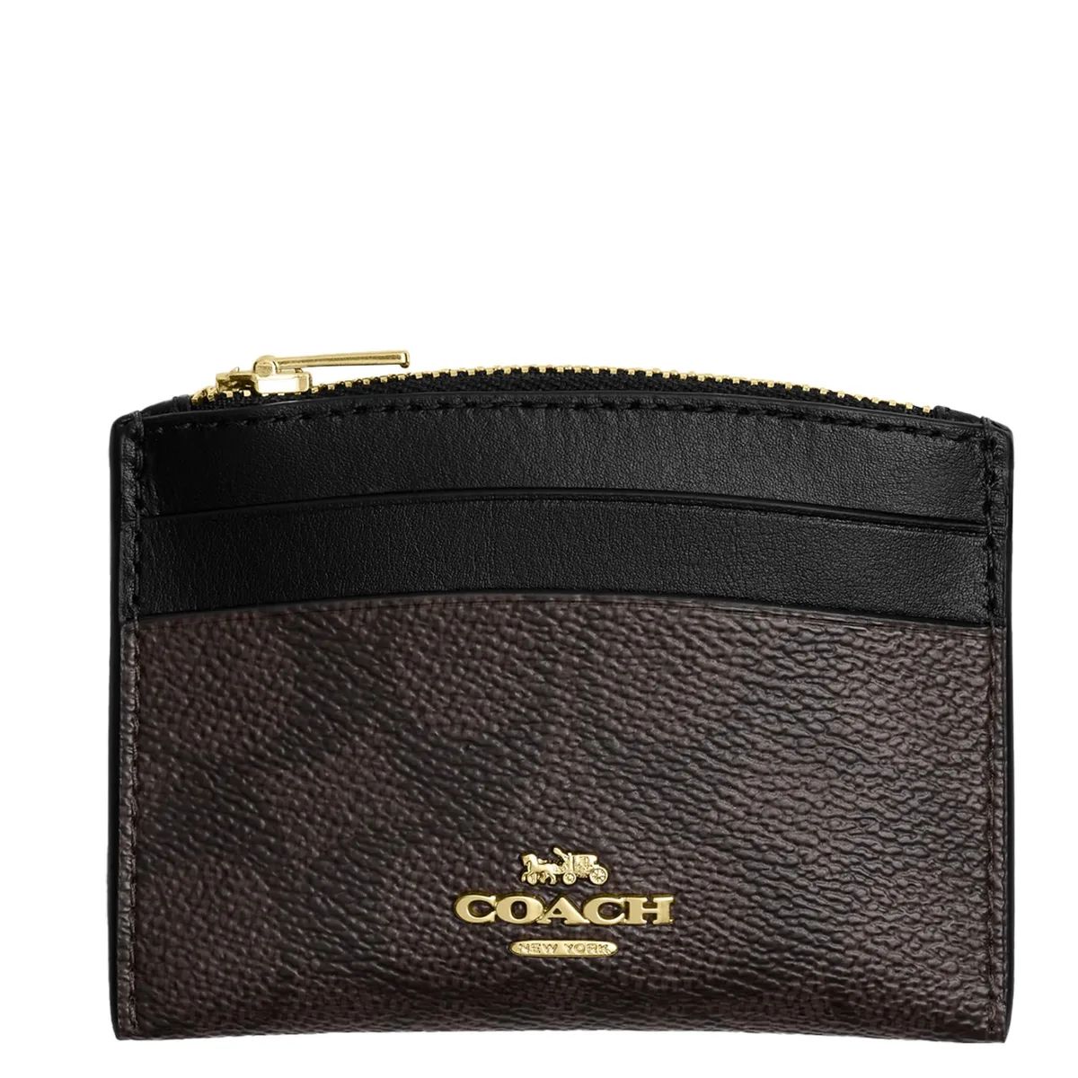 Viator Gear Crossgrain Leather Shaped Card Case Black — product photo