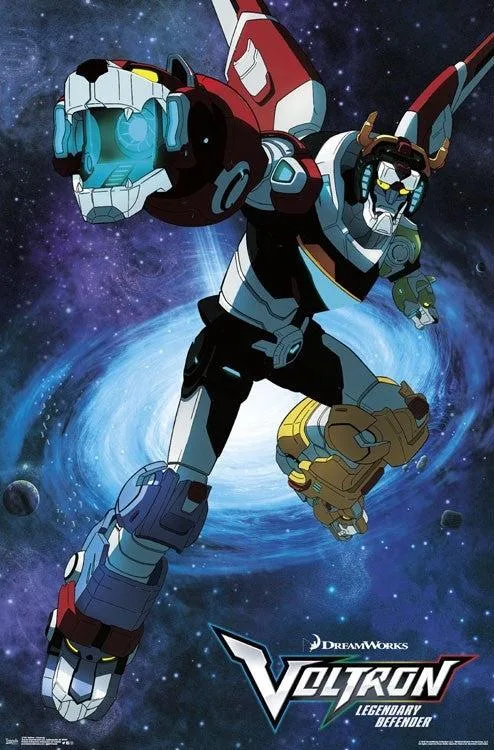 Voltron close-up poster print 22 by 34 inches on heavy stock paper