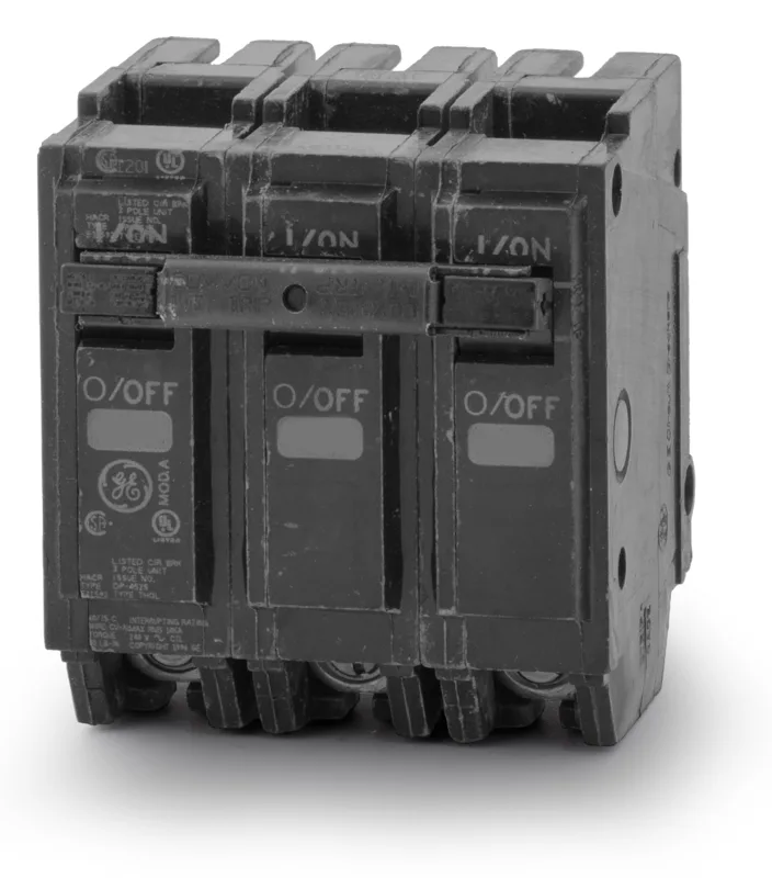 GE GE THQL32030 30A 3 Pole 120/240V 10kAIC Circuit Breaker — product photo
