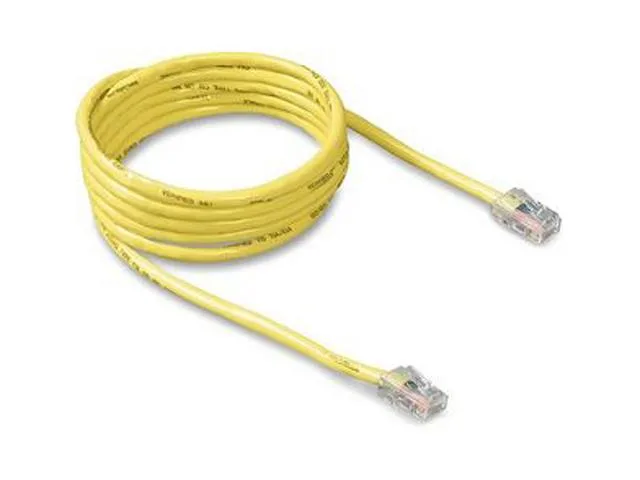 Belkin Belkin A3L781-03-YLW network ethernet cable 3 ft Cat 5E yellow — product photo