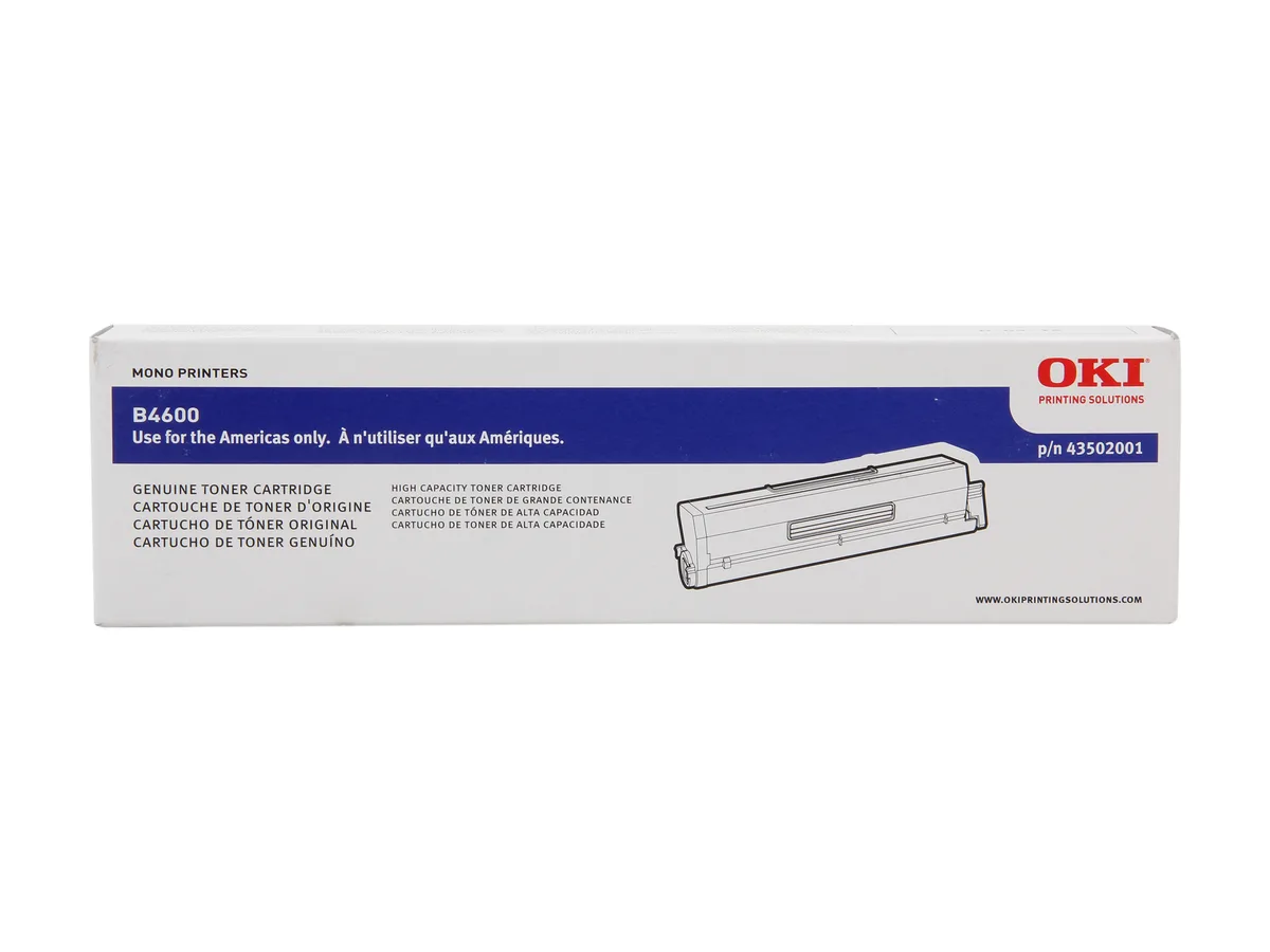 Oki Data Oki Data 43502001 Black Toner Cartridge 7000 Pages — product photo
