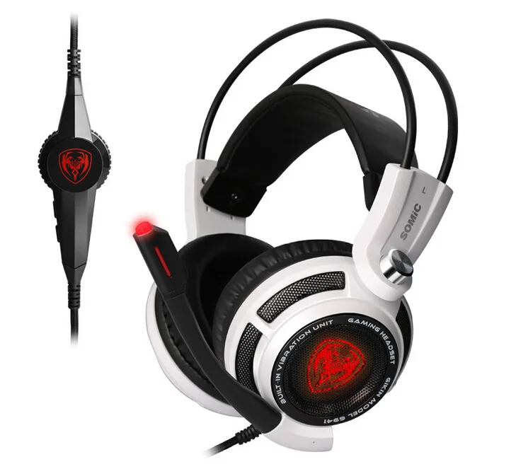 SOMIC SOMIC G941 White 7.1 USB wired headset — product photo