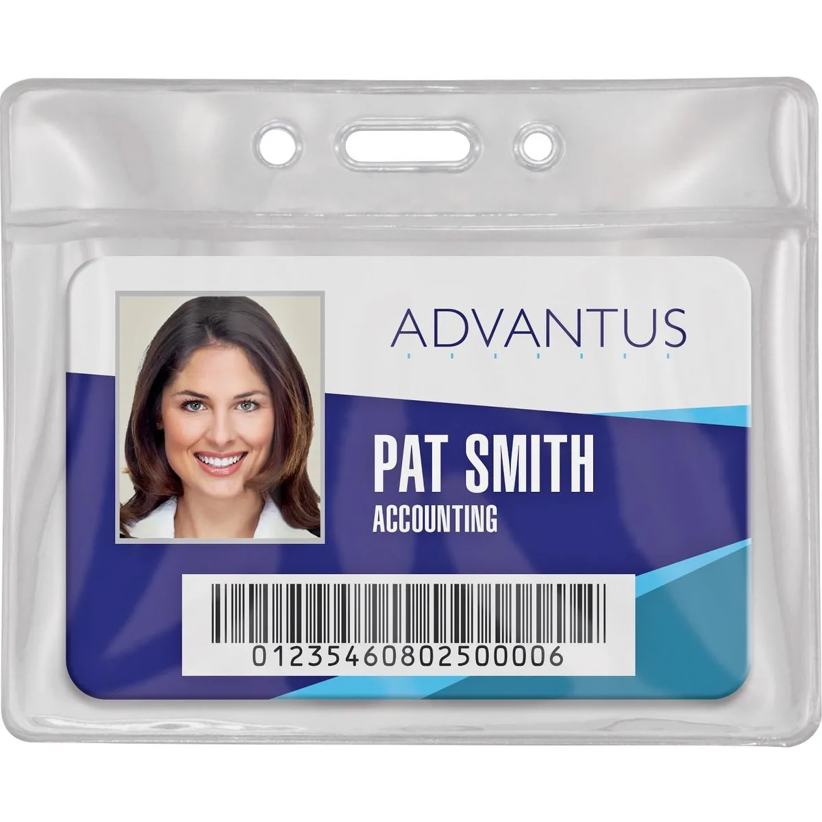 Advantus Advantus 75683 Clear Vinyl Badge Holders 50 Pack — product photo