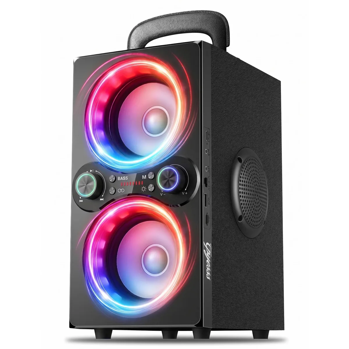 TPyesss BB02 80W 2.1ch portable speaker 7800mAh Bluetooth 5.3 — product photo