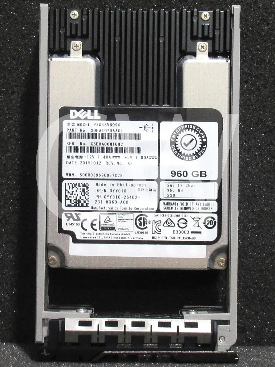 DELL DELL PX04SVB096 960GB SAS 12Gbps 2.5" internal hard drive — product photo