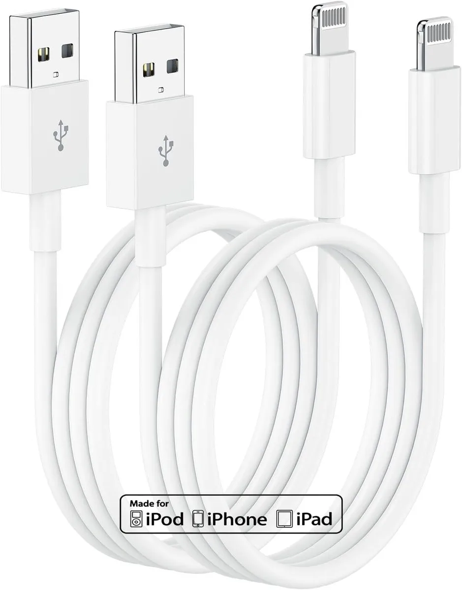 White Lightning to USB cable, three feet long