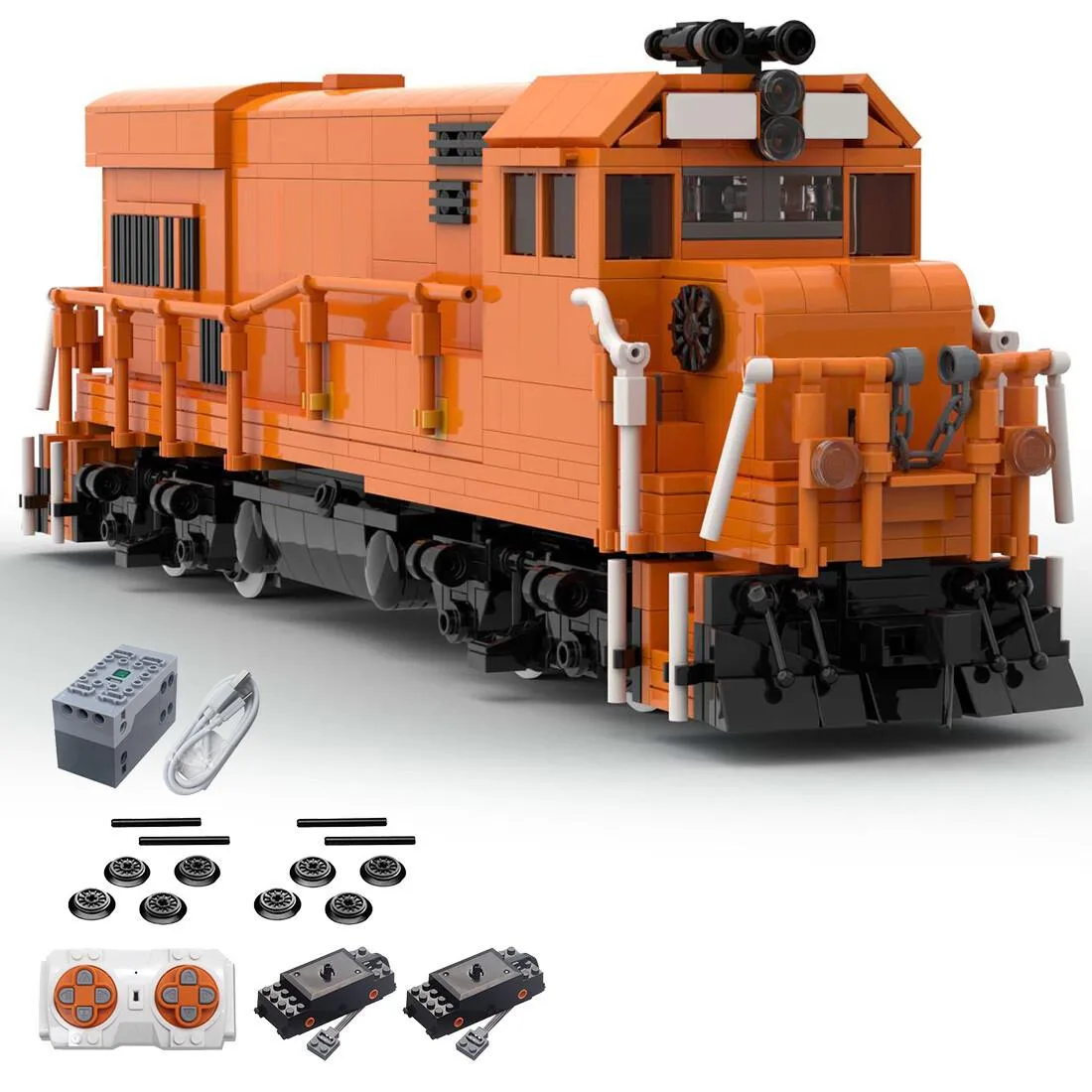 ZITIANYOUBUILD ZITIANYOUBUILD MOC-104326 U-18B Pickens Retro Train 1362 Parts Educational Building Set — product photo