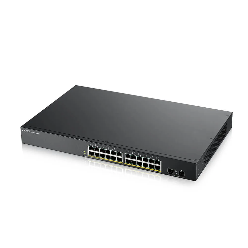 ZyXEL ZyXEL GS1900-24HPV2 24-port Gigabit PoE+ network switch 170W — product photo