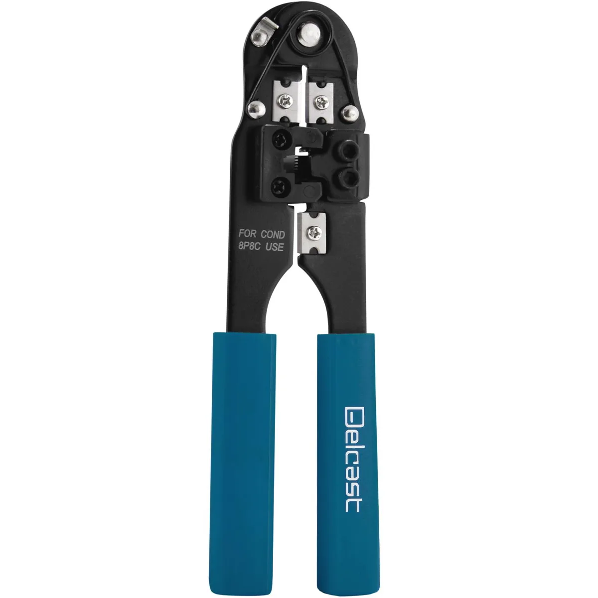 JacobsParts Inc. JacobsParts Inc. CRIMPER-02-KIT10 plier with 10 RJ-45 connectors — product photo