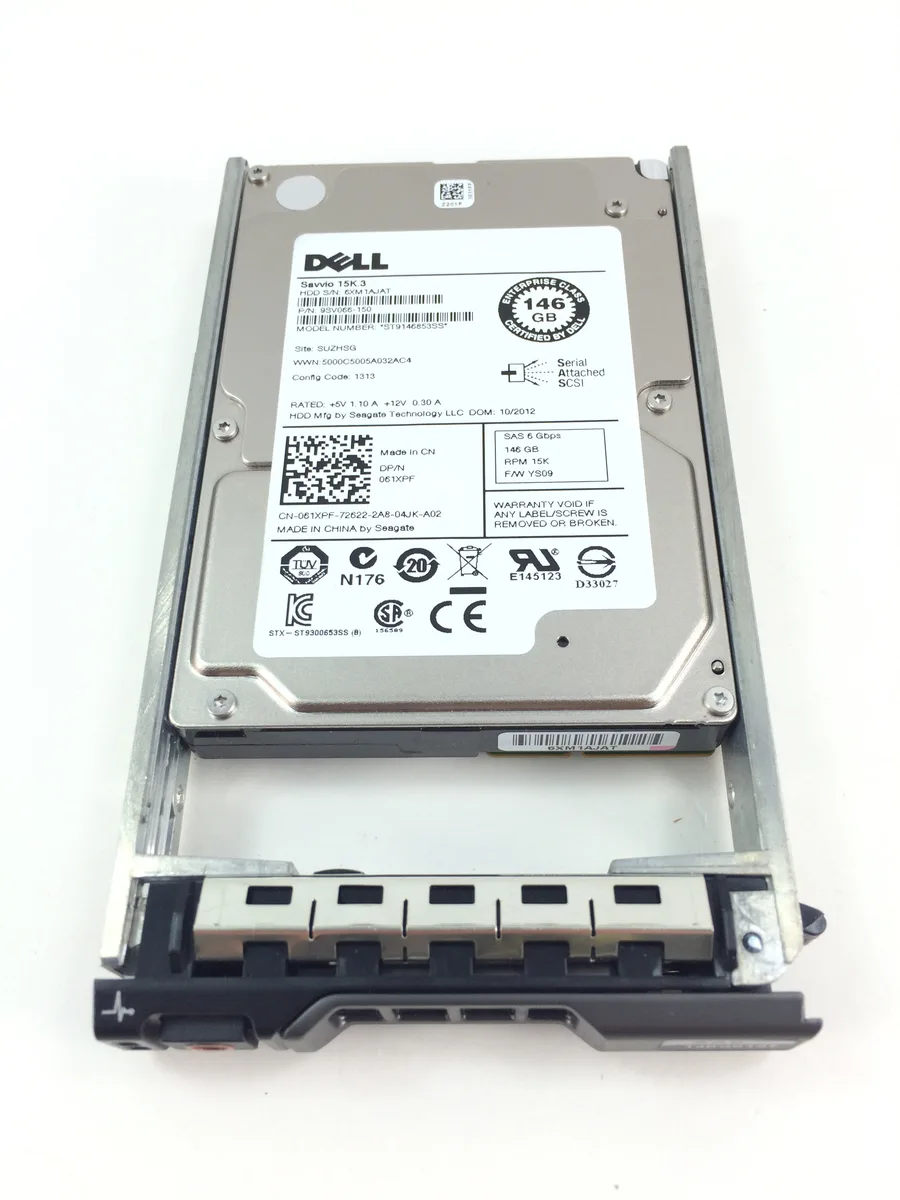 DELL DELL 146GB 15000 RPM SAS 2.5" internal hard drive ST9146853SS — product photo