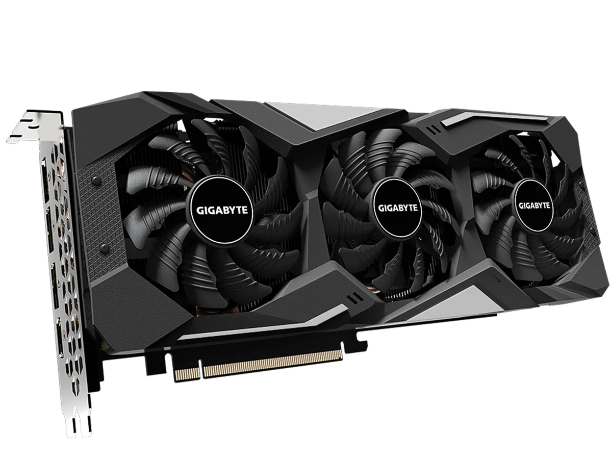 GIGABYTE GIGABYTE GVR57XTGAMINGOC8GDV2 Radeon RX 5700 XT graphics card — product photo