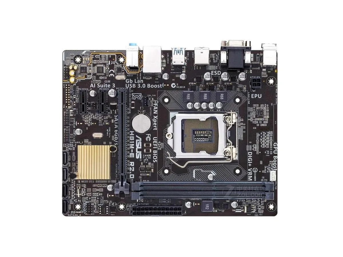 ASUS ASUS H81M-E R2.0 Intel H81 LGA 1150 DDR3 16GB Micro ATX motherboard — product photo
