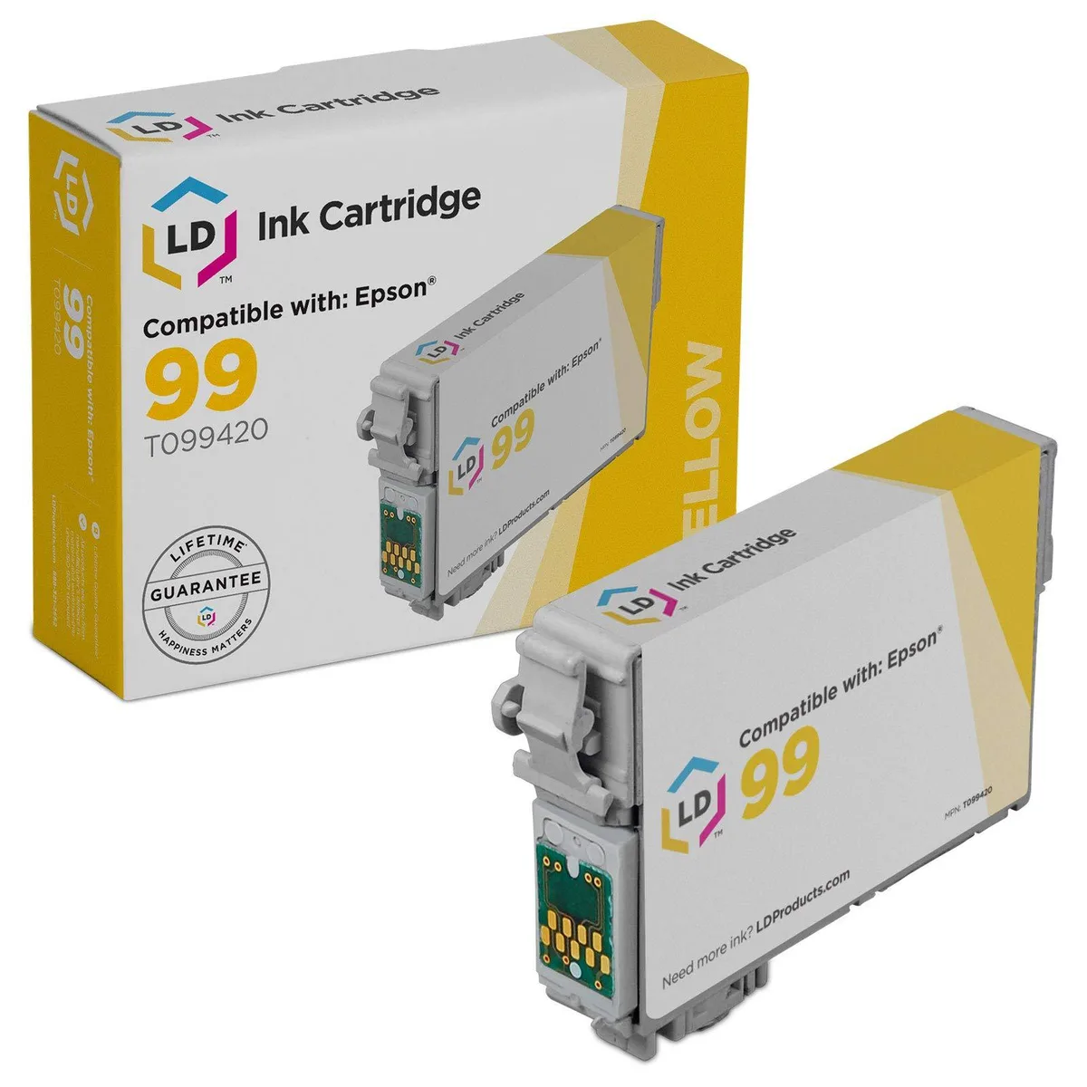 LD Products LD Products Epson 99 T099420 Yellow Ink Cartridge 535 Pages — product photo