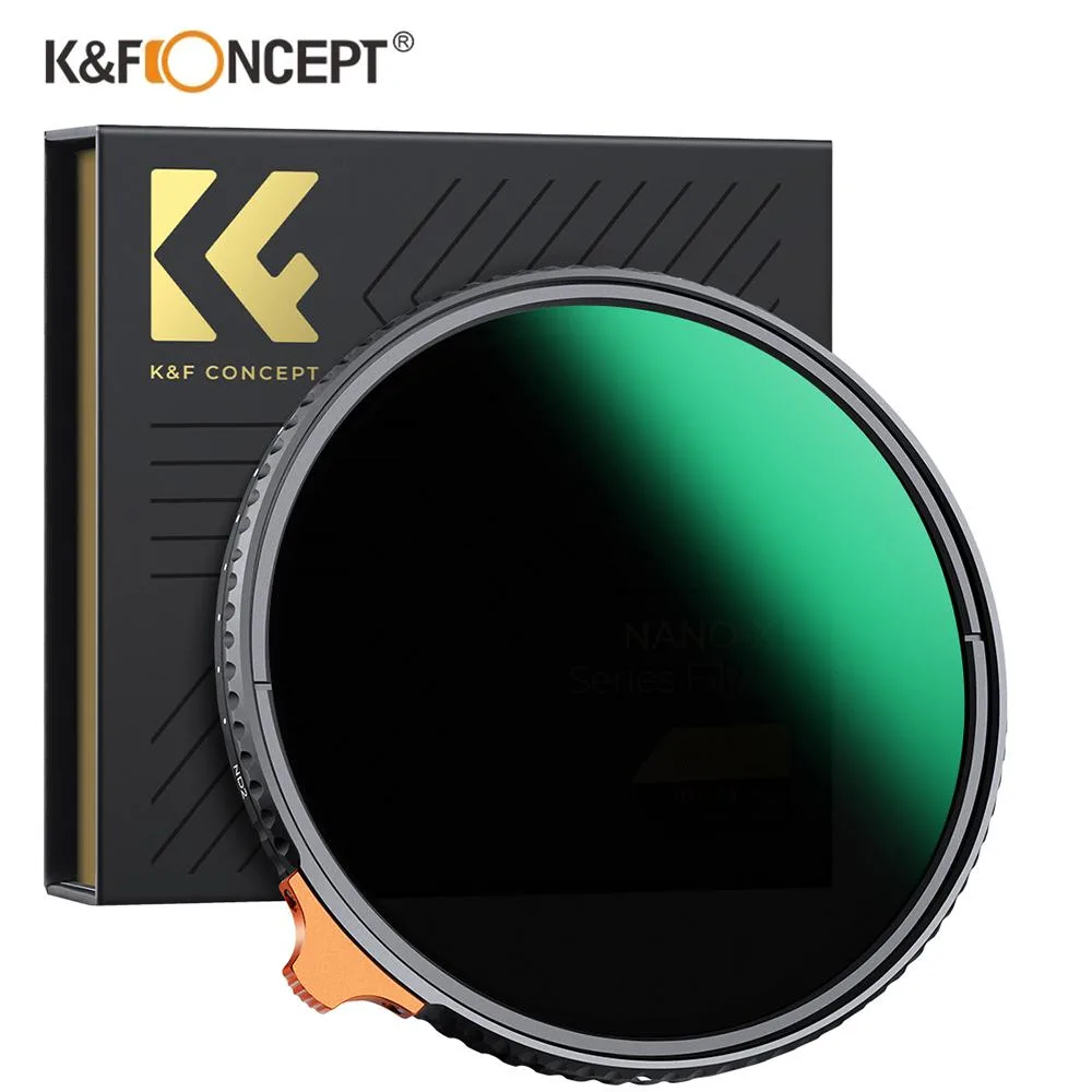 K&amp;F Concept K&amp;F Concept 52mm Nano-X Variable ND Filter ND2-ND400 (1-9 Stops) 28 Coatings AGC Glass — product photo