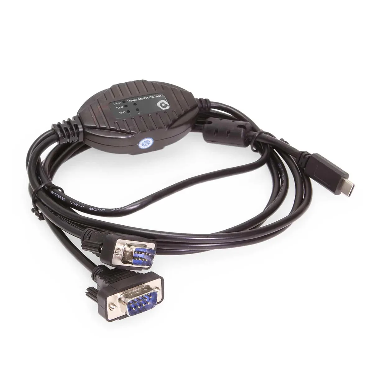 GearMo GearMo GM-FTDI2XC-LED 2 Port USB-C to Serial Converter — product photo