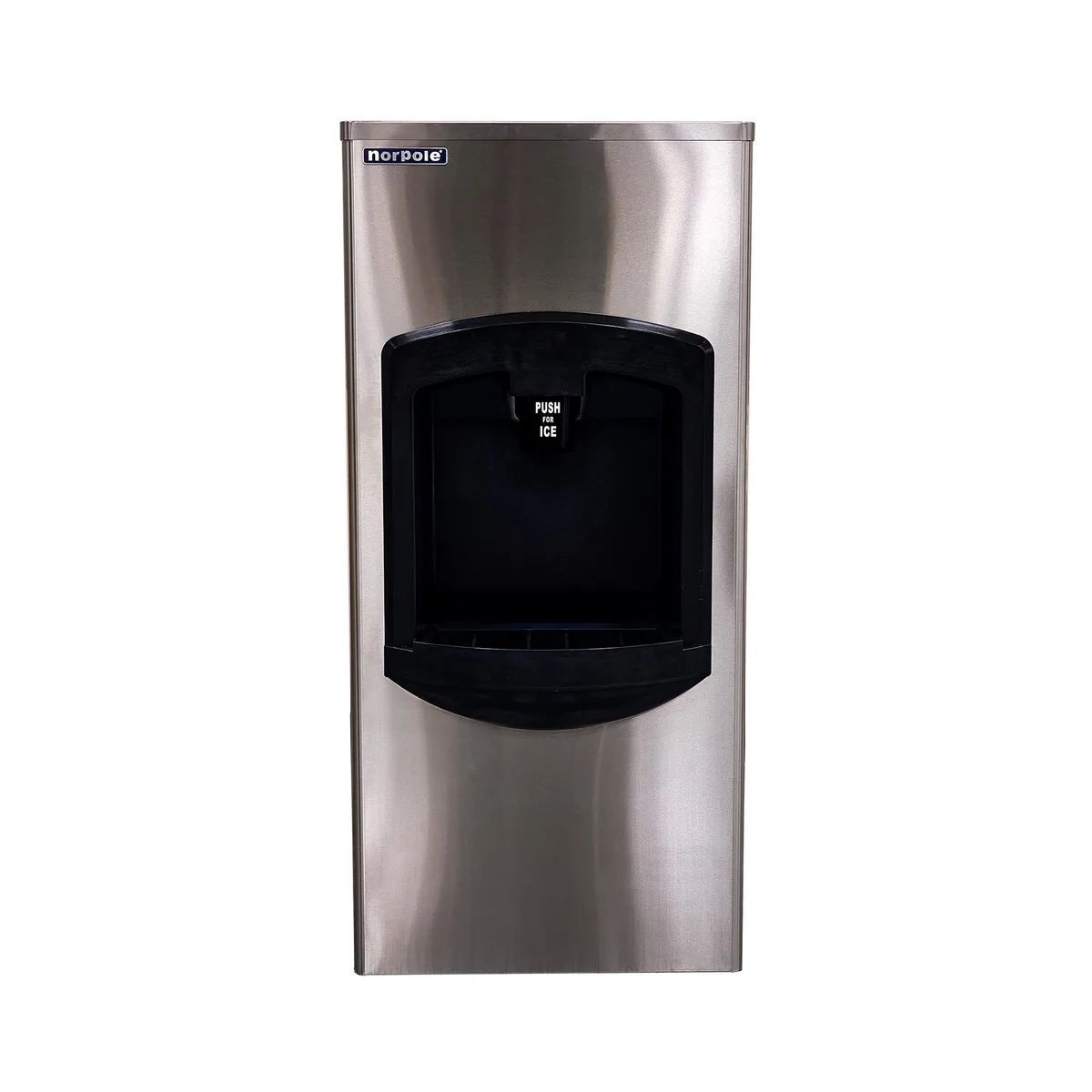 Magic Chef Magic Chef 130 lb Freestanding Ice Dispensing Bin Stainless Steel — product photo