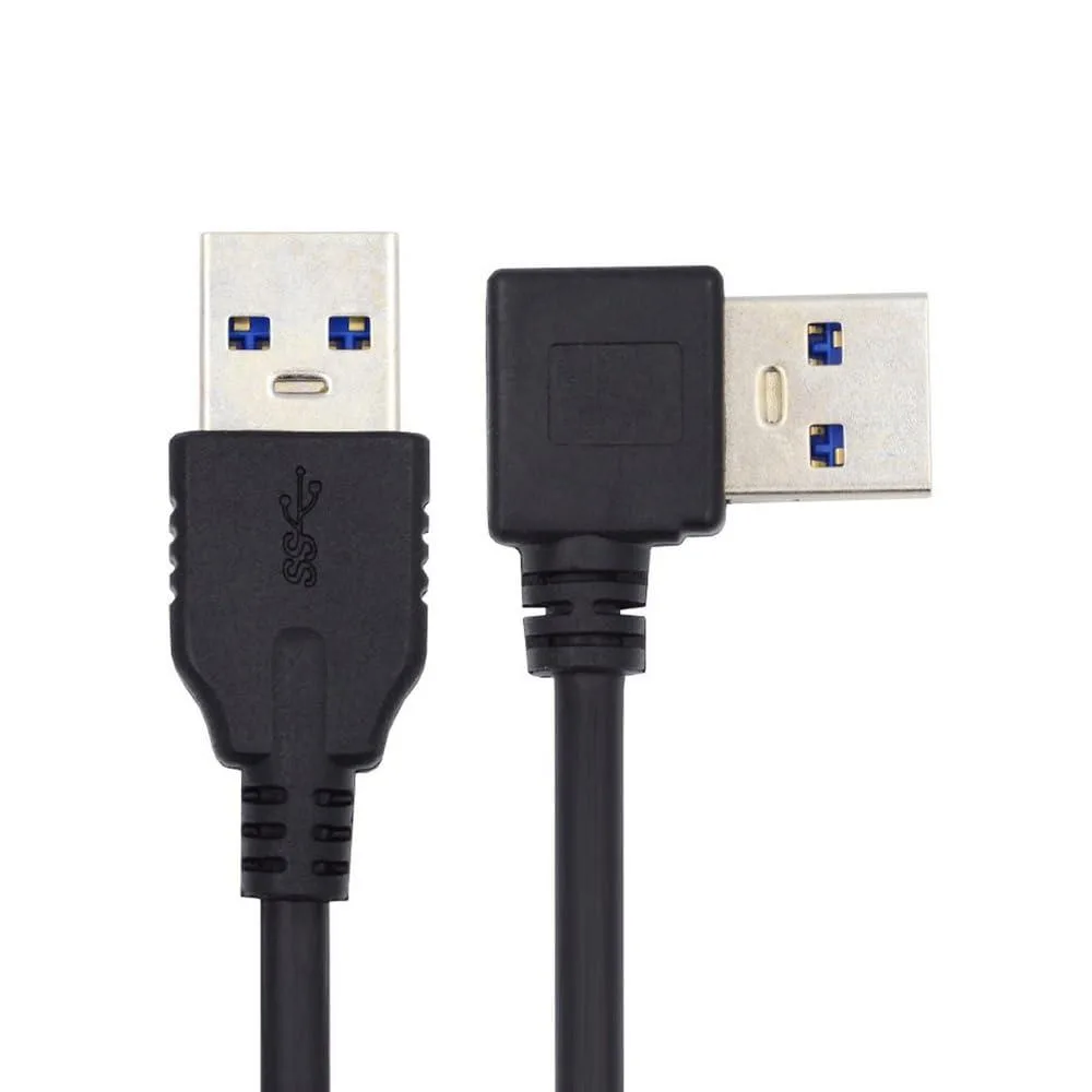 Vszerda Vszerda USB 3.0 Right Angled Type-A Male to Straight Male 40cm Cable — product photo