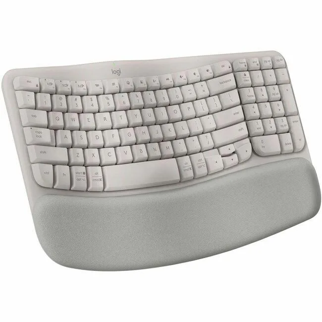 Logitech Logitech Wave Keys Ergonomic Keyboard Sand — product photo