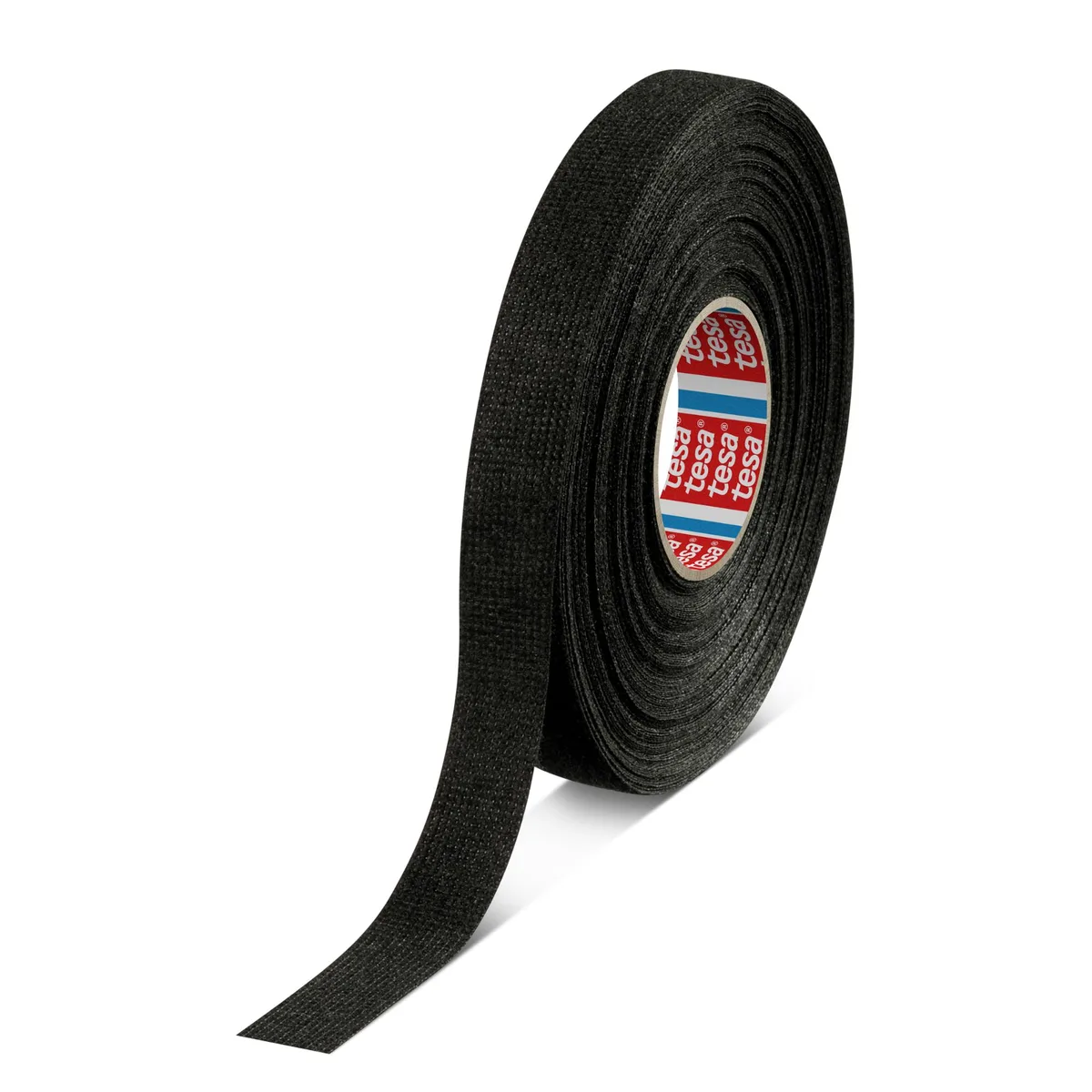 Tesa Tesa 51608 PET Fleece Wire Harness Tape Black 5/8 in x 27.3 yds — product photo